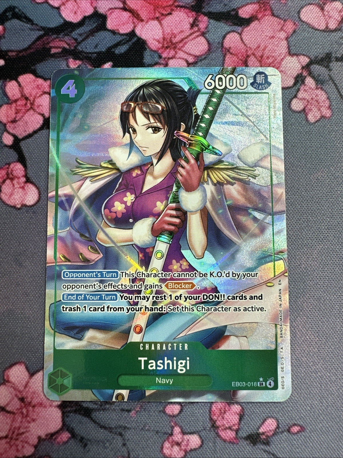Tashigi [AA SR] EB03-018 AA One Piece Heroines Edition TCG