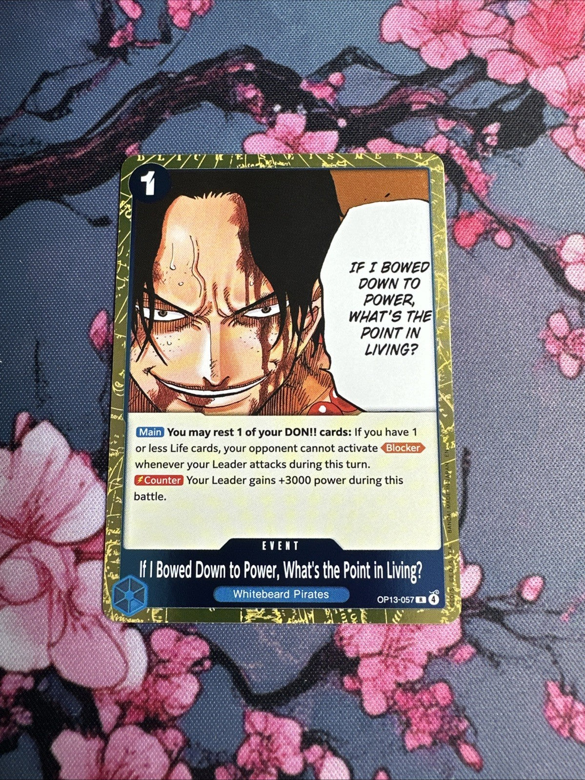 One Piece (OP)  If i bowed down, What’s The Point In Living OP13-057 (English)