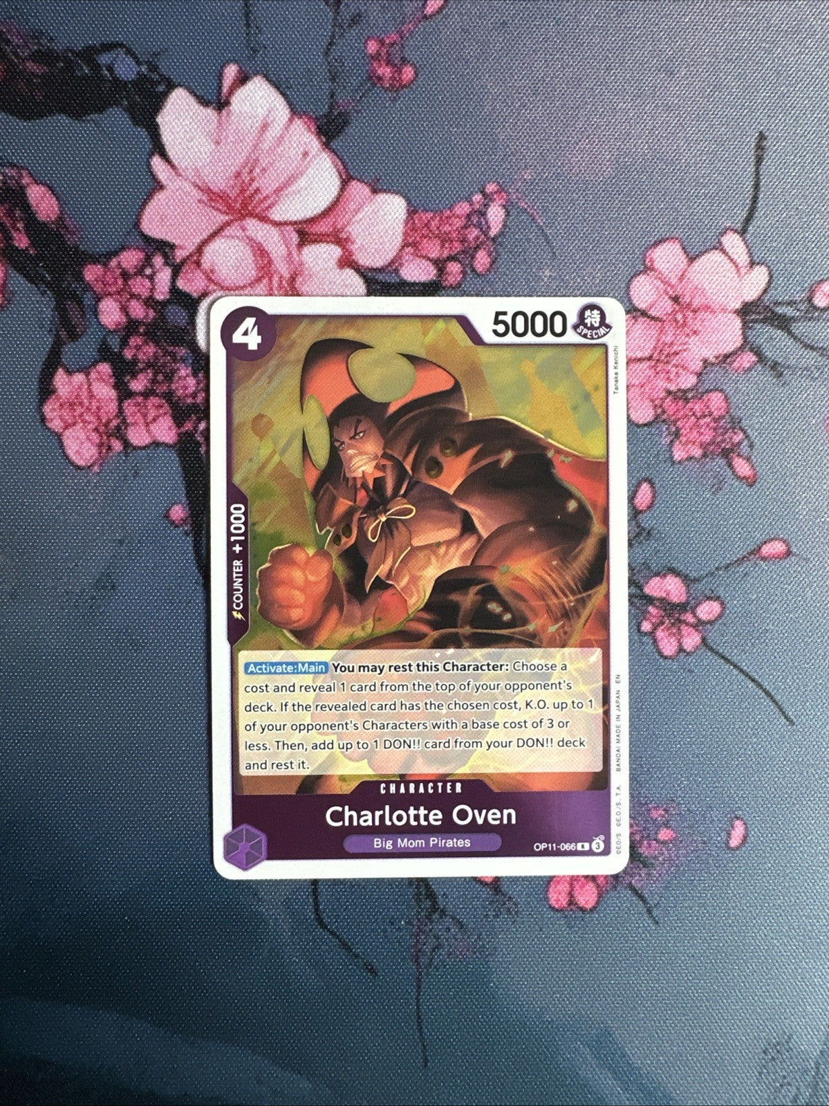 Charlotte Oven R OP11-066 A Fist of Divine Speed ONE PIECE Card English