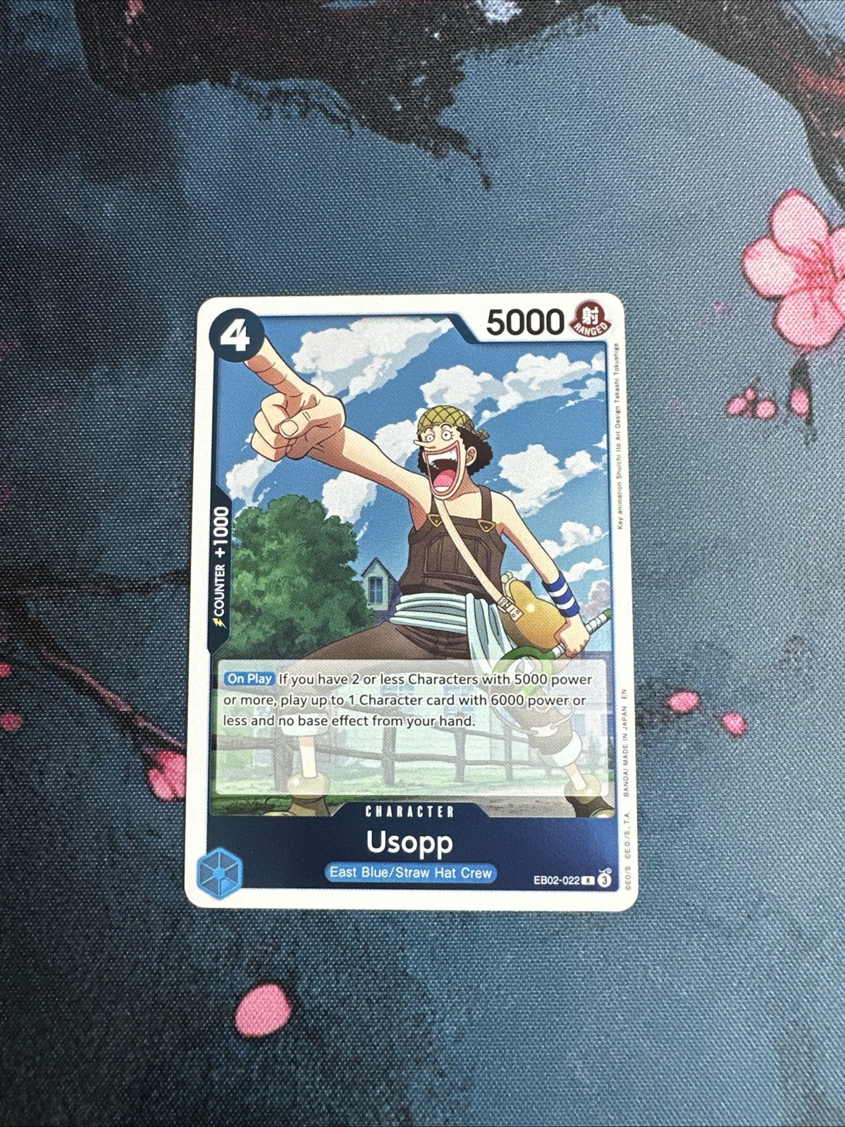 One piece Card Usopp R EB02-022 Extra Anime 25Th