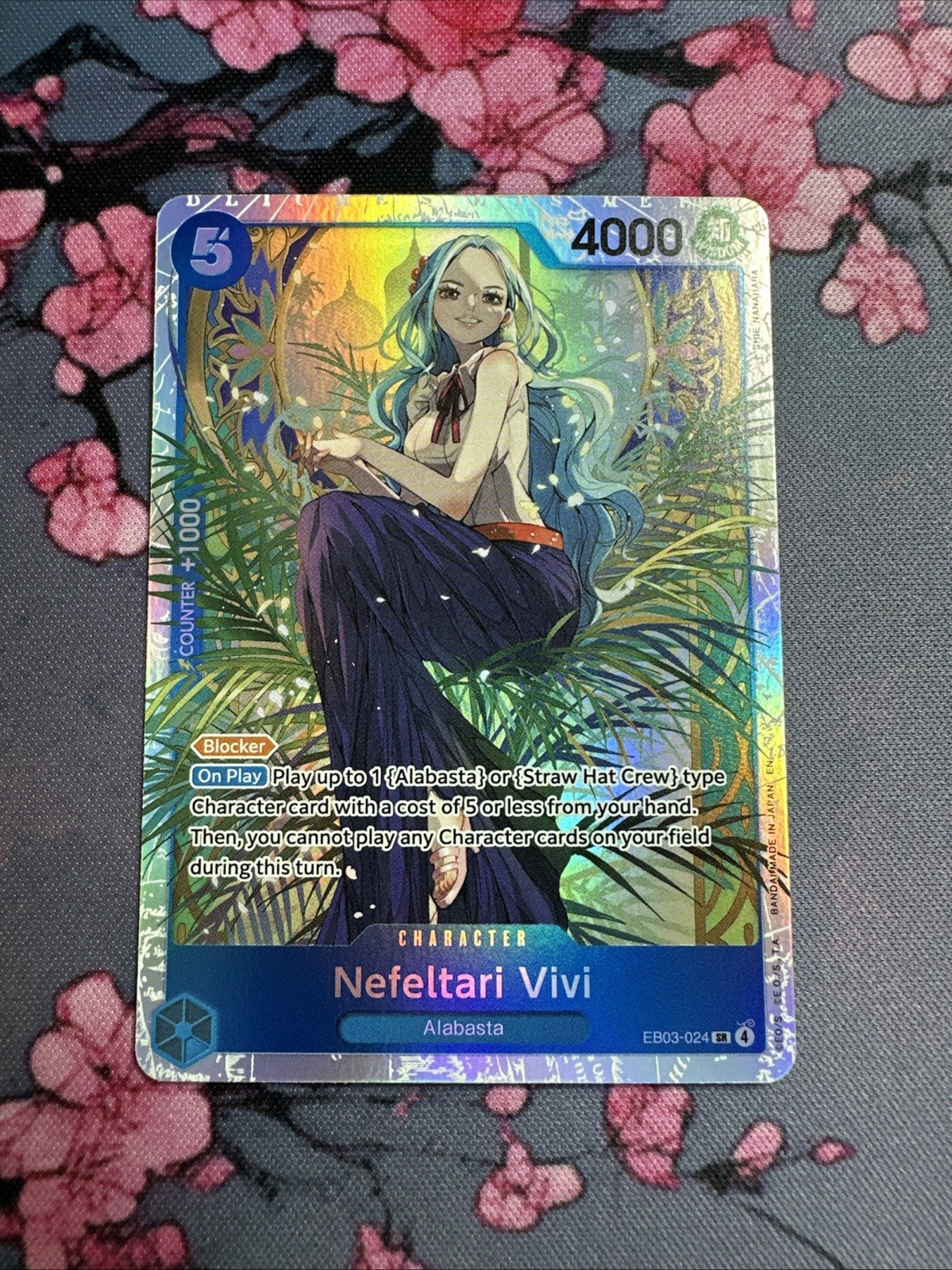 Nefeltari Vivi EB03-024 SR Heroines Edition ENGLISH One Piece TCG