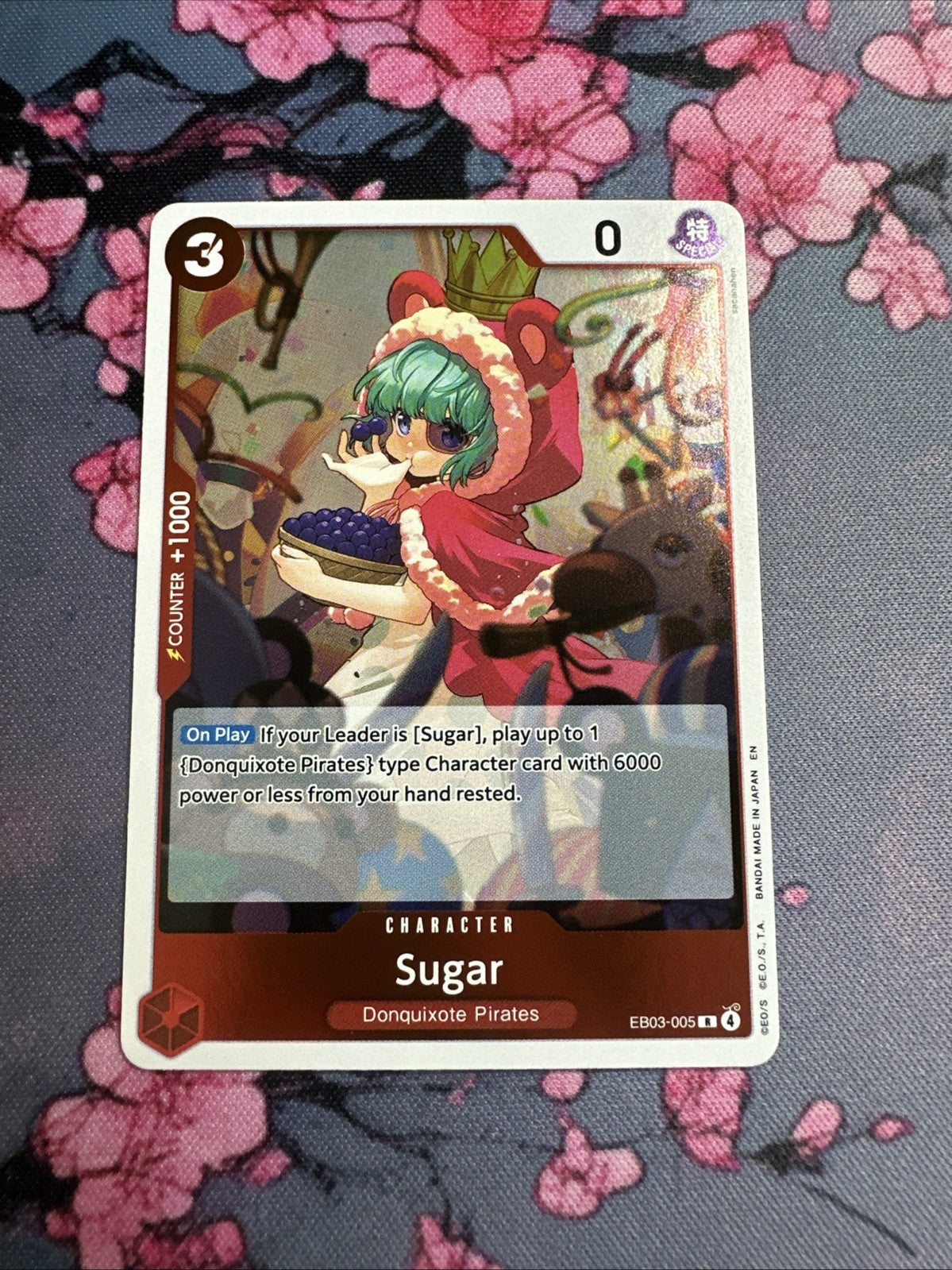 Sugar EB03-005 - R Foil - Heroines Edition One Piece English CCG NM