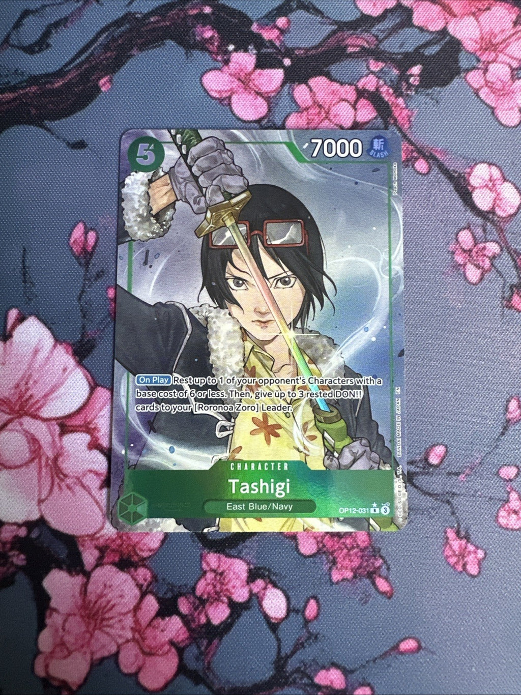 Tashigi OP12-031 Alt Art Legacy Of The Master One Piece Card Game