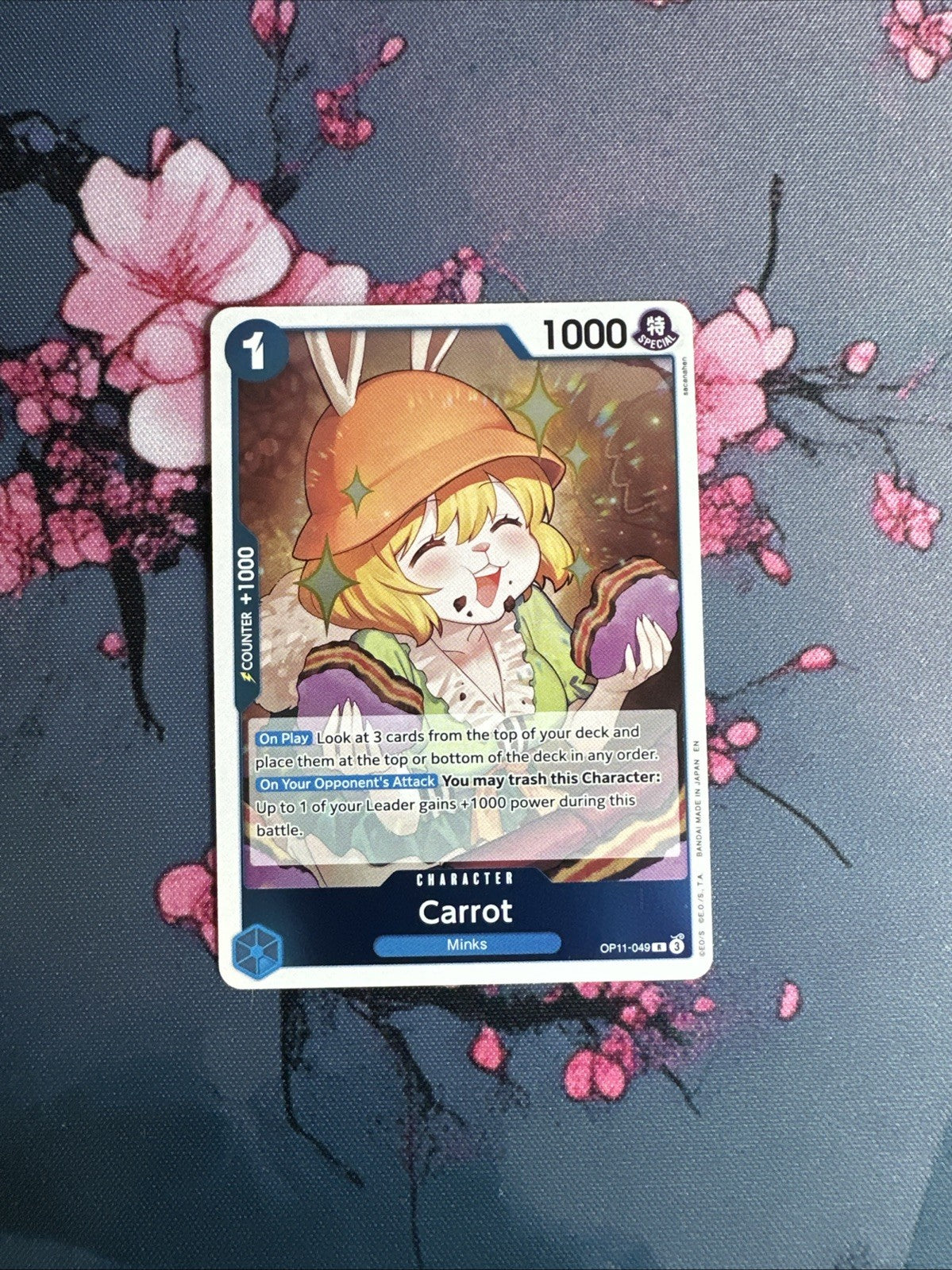 Carrot R OP11-049 A Fist of Divine Speed ONE PIECE Card English