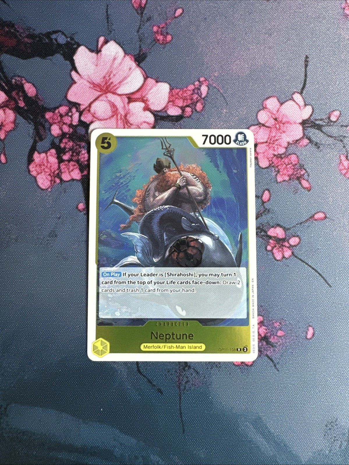 Neptune R OP11-108 A Fist of Divine Speed ONE PIECE Card English