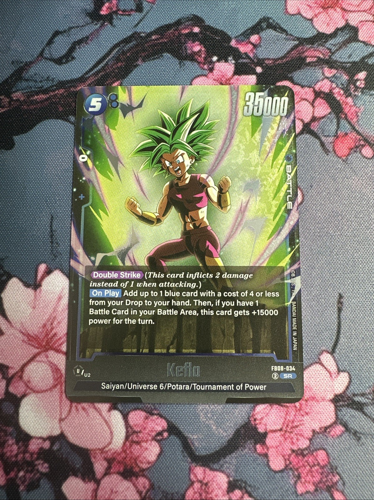 Dragonball Fusion World - Kefla - FB08-034 SR - Saiyan's Pride - NM
