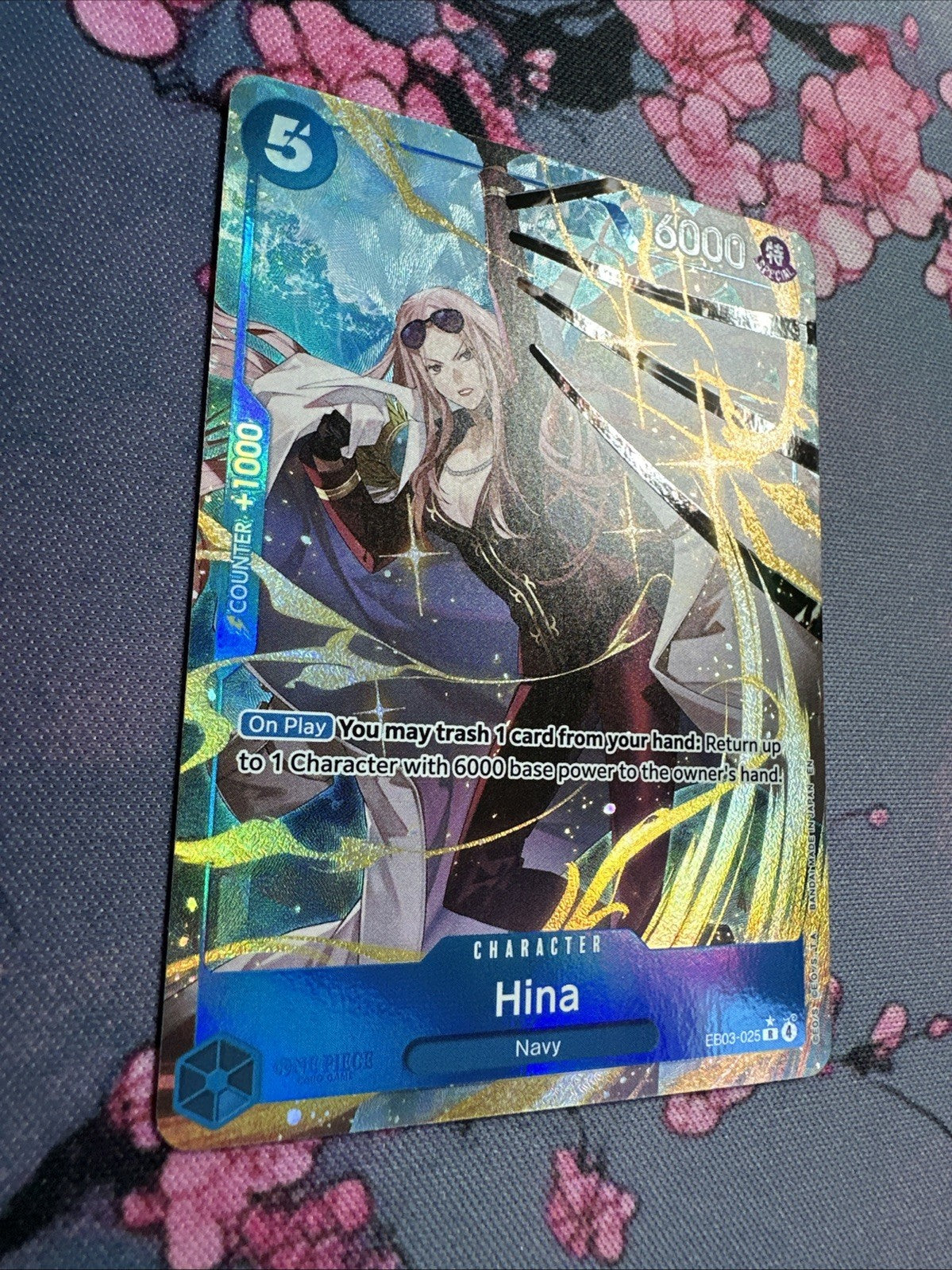 One Piece Hina EB03-025 Alt Art English NM