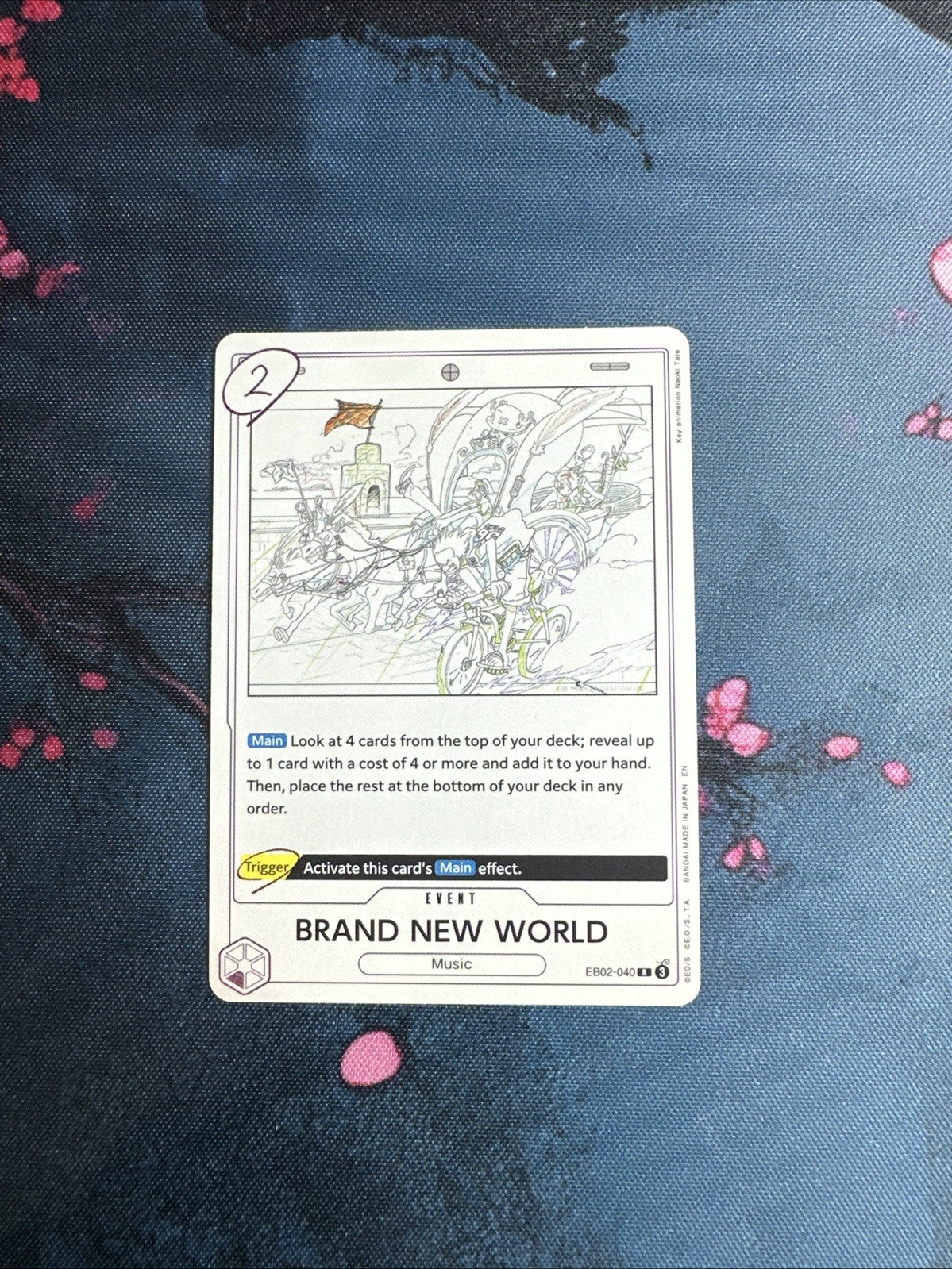 BRAND NEW WORLD EB02-040 R Anime 25th collection One Piece