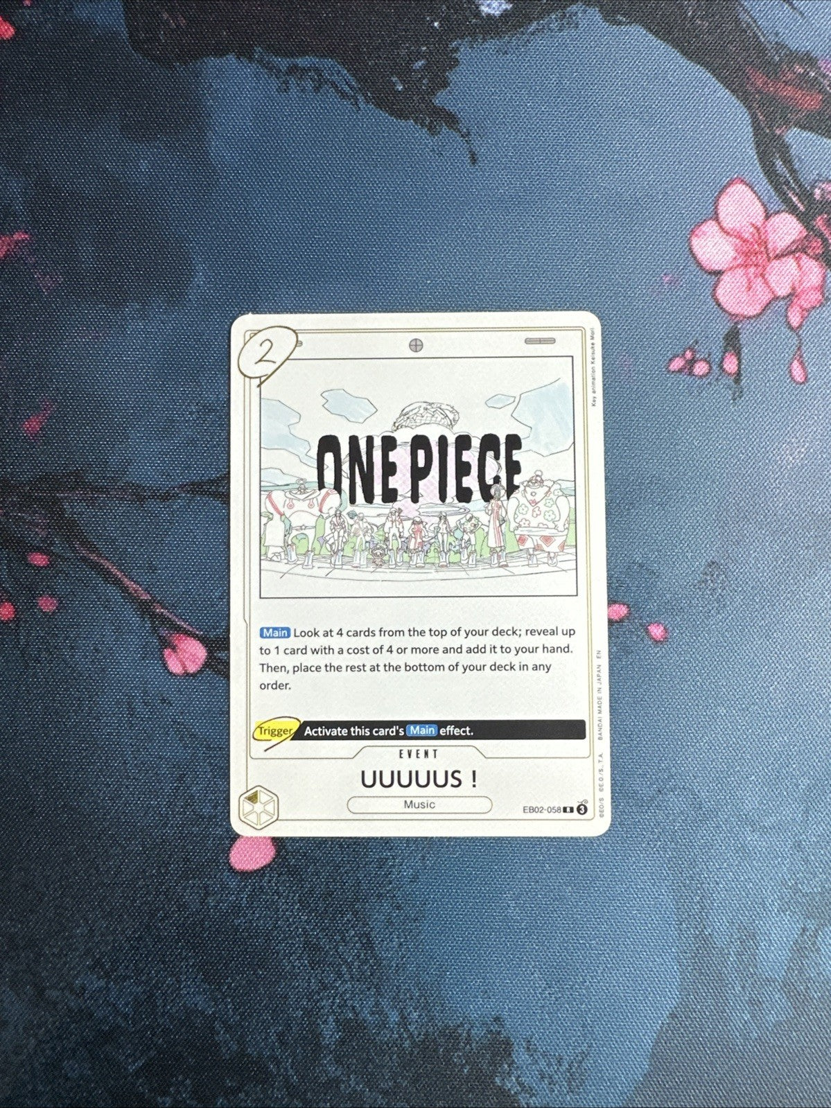 UUUUUS ! EB02-058 R Anime 25th Collection One Piece Card CCG