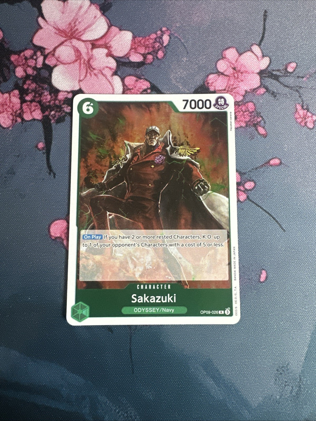 Sakazuki OP09-026 R Emperors in the New World One Piece TCG Card