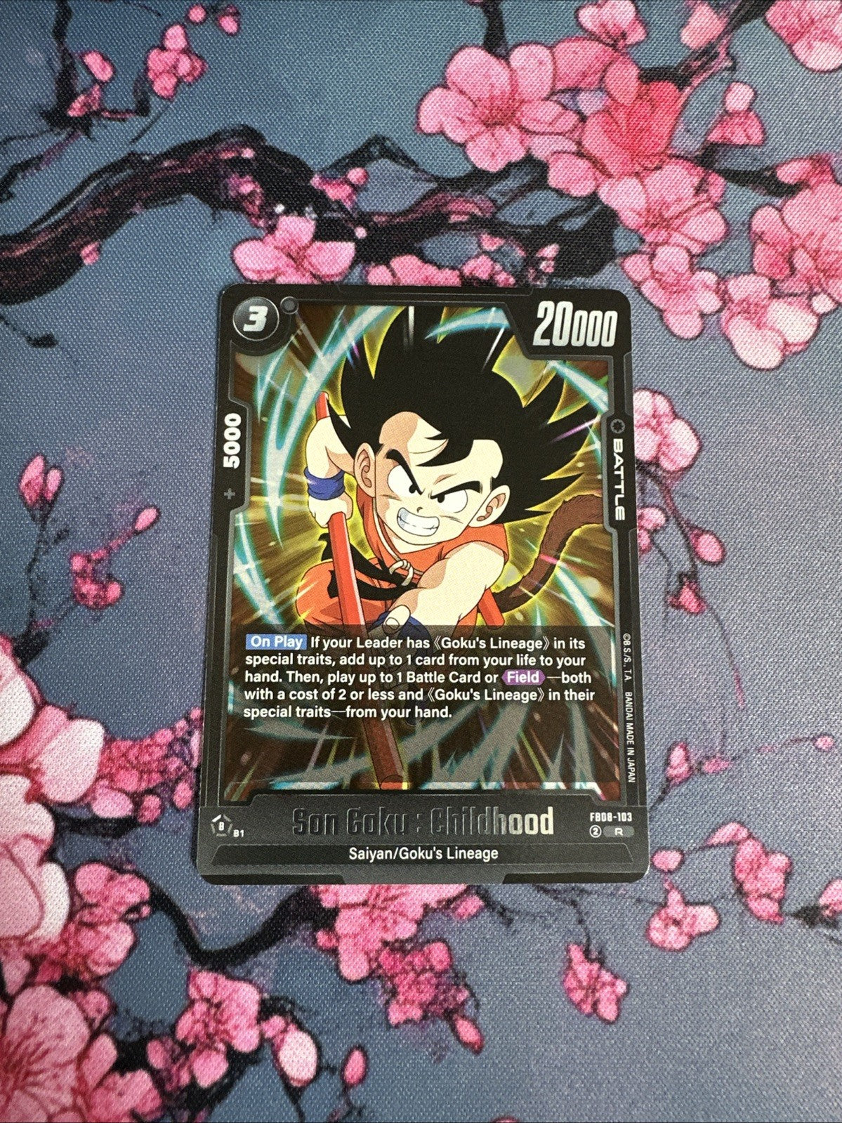Son Goku:Childhood FB08-103 Dragon Ball Super Fusion World Saiyan Pride TCG