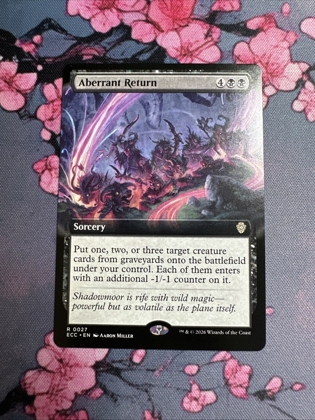 MTG Aberrant Return (Extended Art) - ECC Commander: Lorwyn Eclipsed  NM