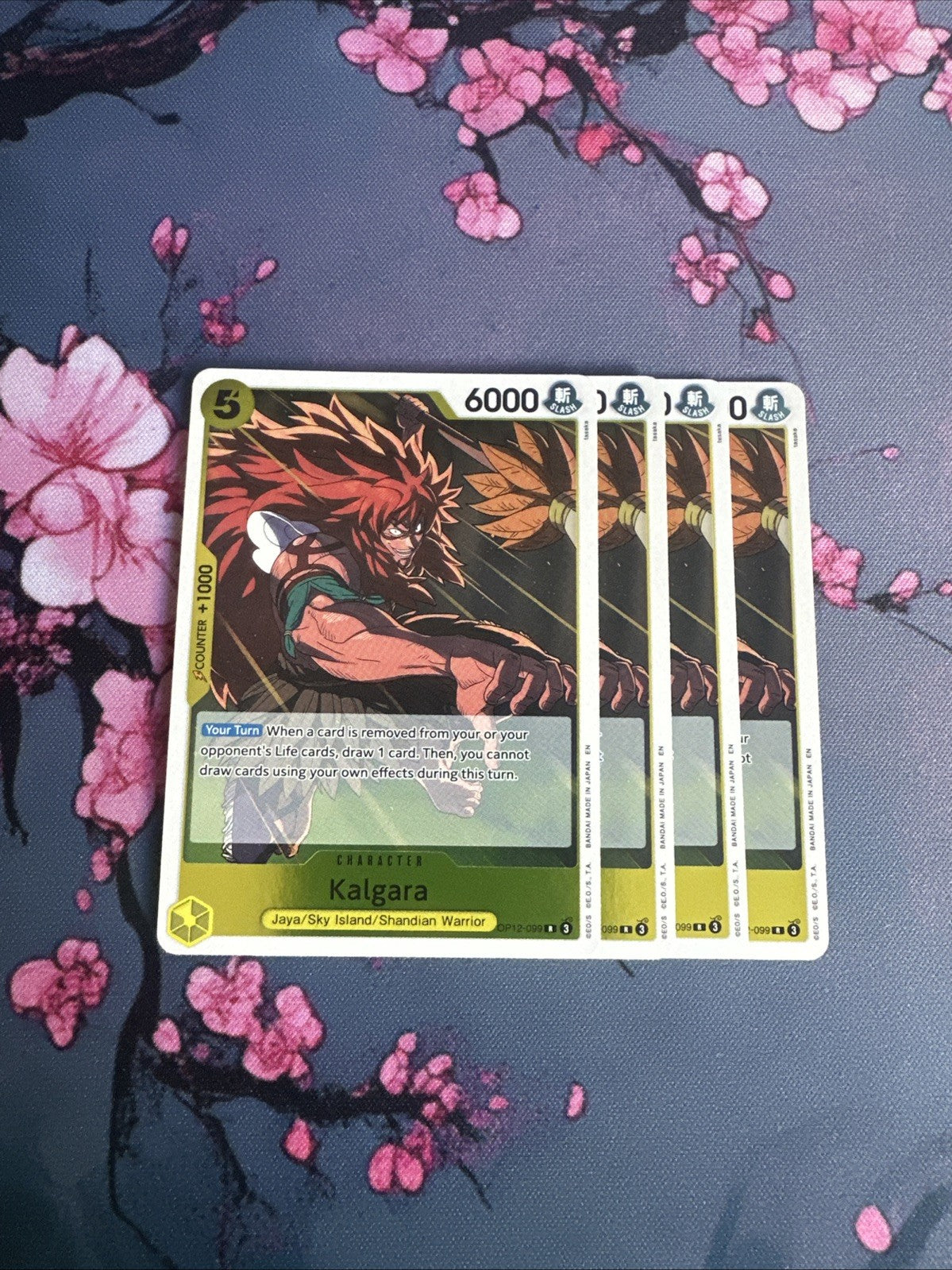 4x Kalgara - OP12-099 - Legacy of the Master - ONE PIECE Card - English PLAYSET