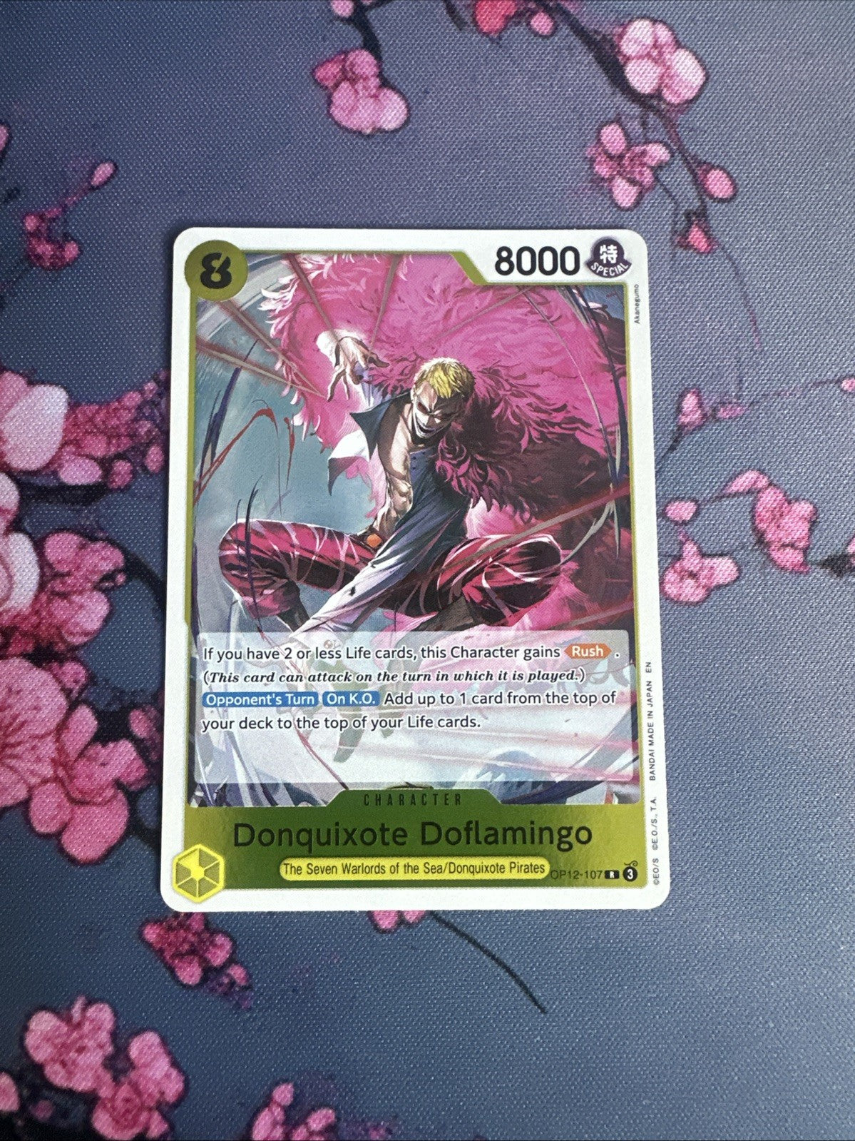 Donquixote Doflamin - OP12-107 - Legacy of the Master - ONE PIECE Card - English