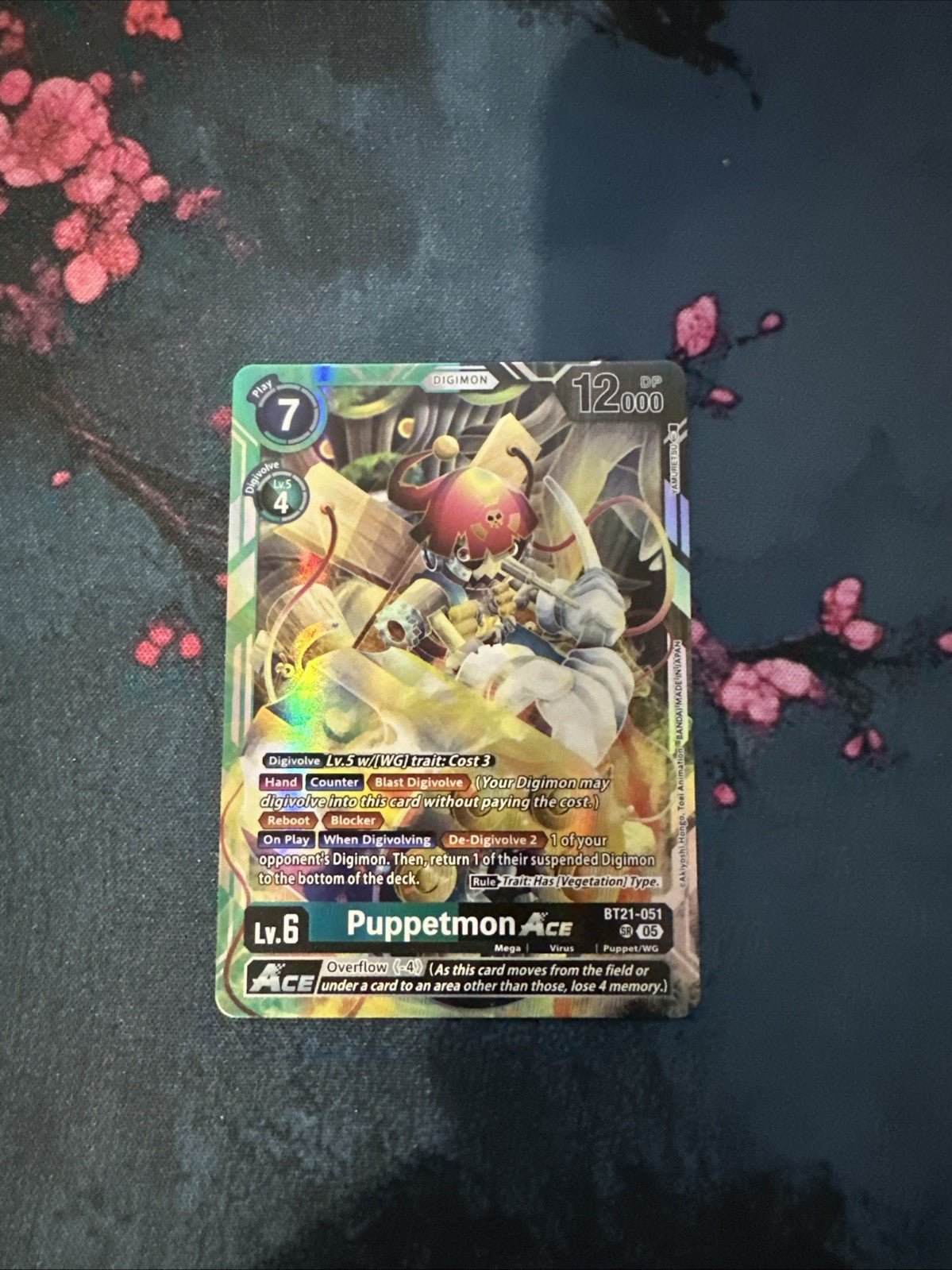 Puppetmon ACE BT21-051 SR - World Convergence - Digimon