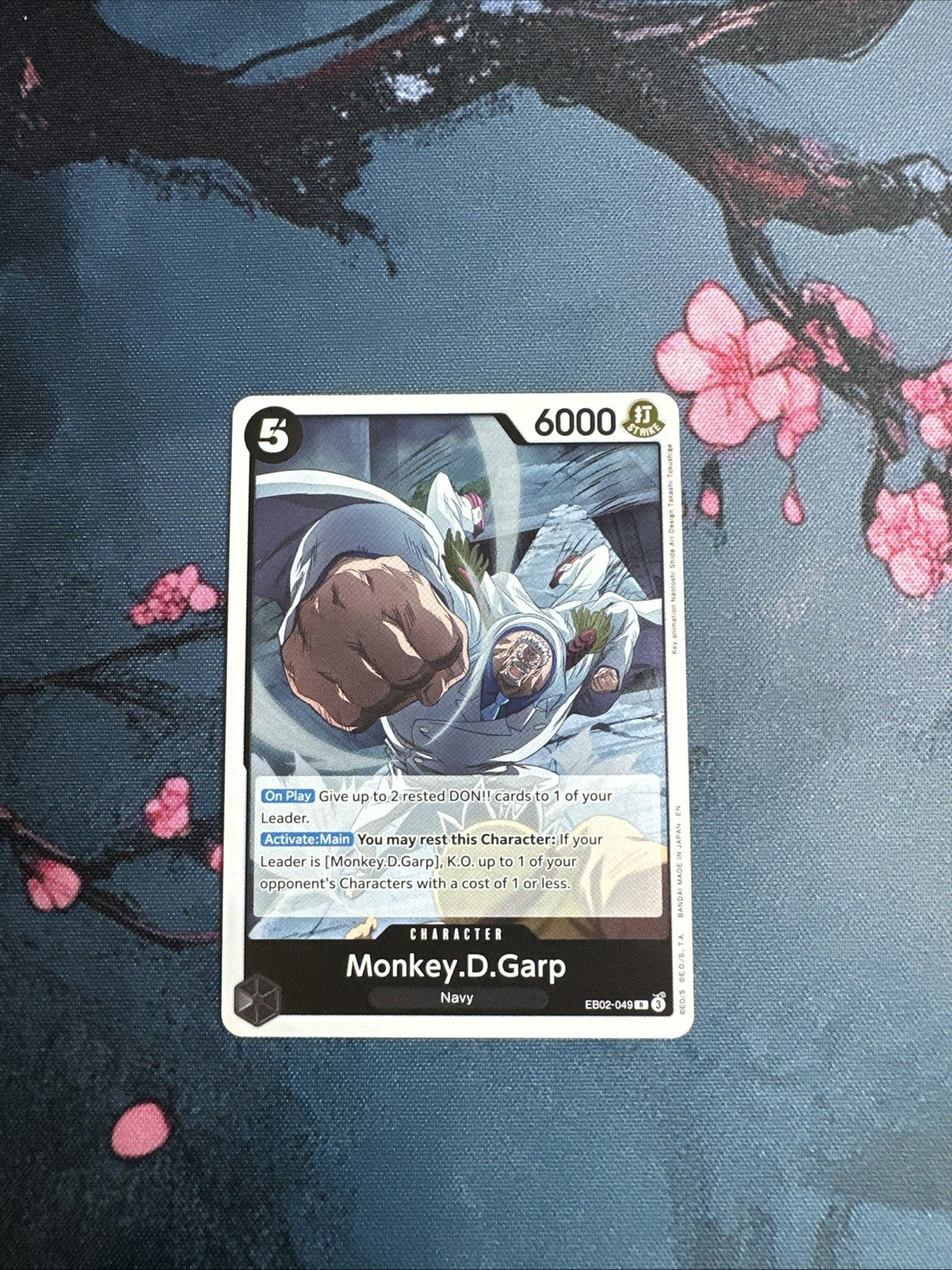 Onepiece Card Monkey.D.Garp R EB02-049 Extra Anime 25Th