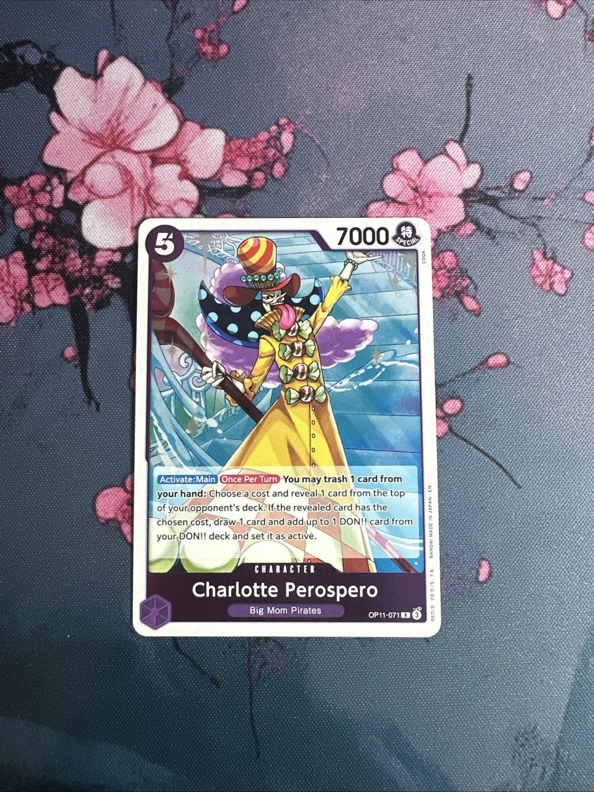 Charlotte Perospero R OP11-071 A Fist of Divine Speed ONE PIECE Card English