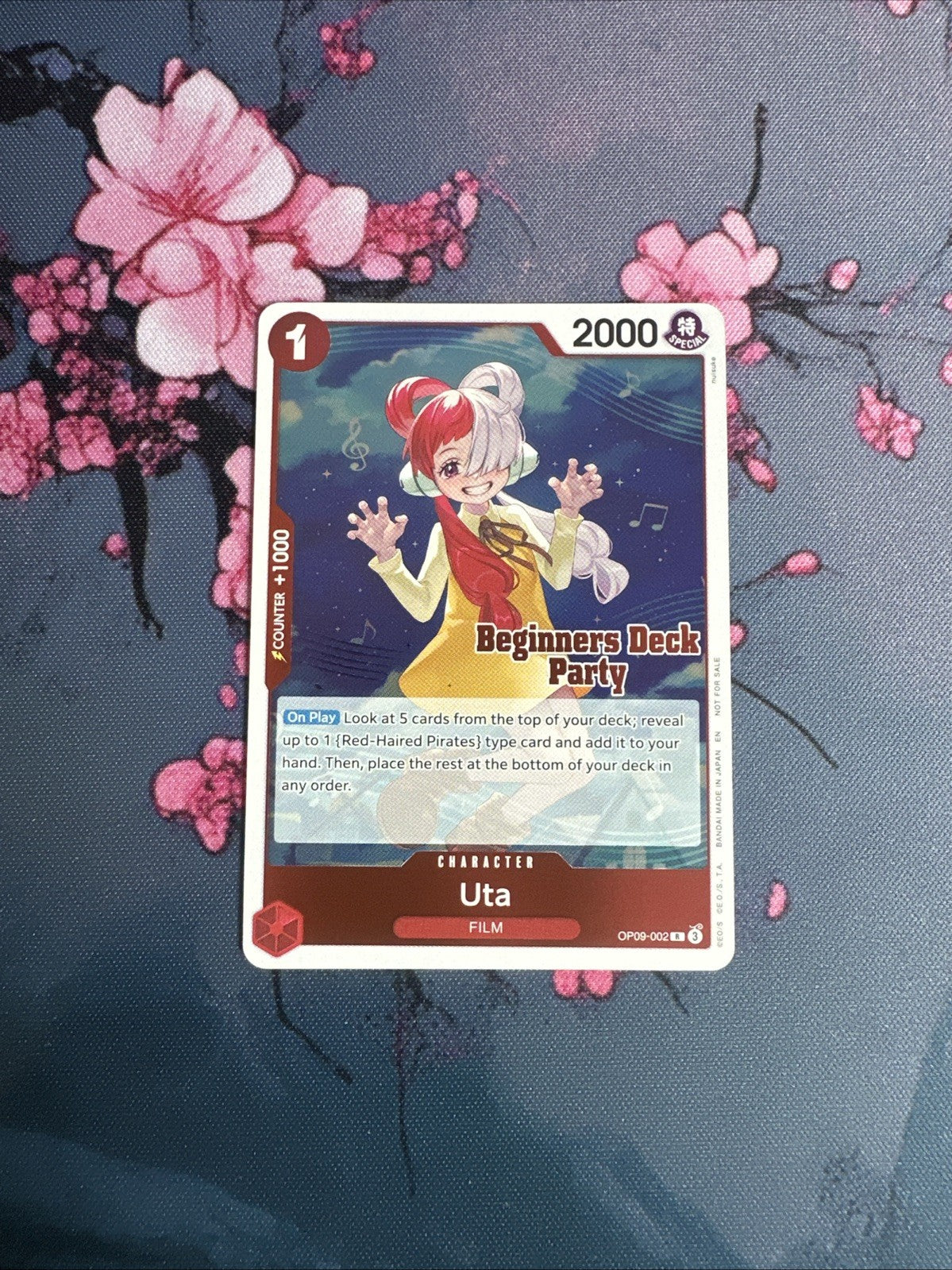 Uta OP09-002 R (BEGINNERS DECK PARTY) Emperors in the New World One Piece Card