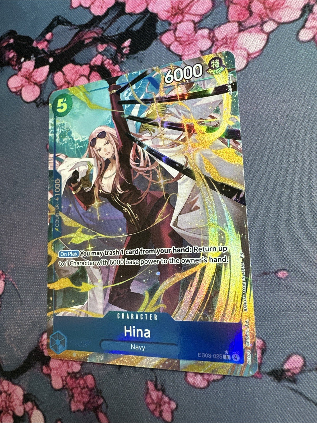 One Piece Hina EB03-025 Alt Art English NM