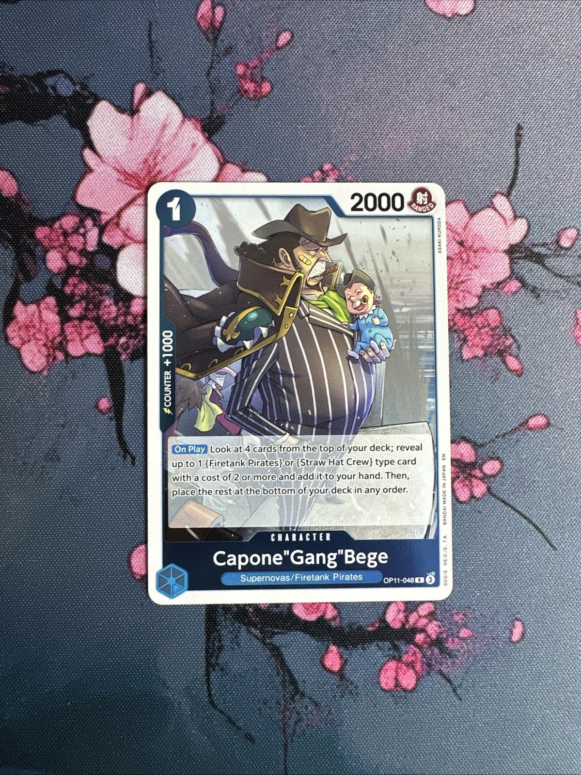 Capone Bege R OP11-048 A Fist of Divine Speed ONE PIECE Card English