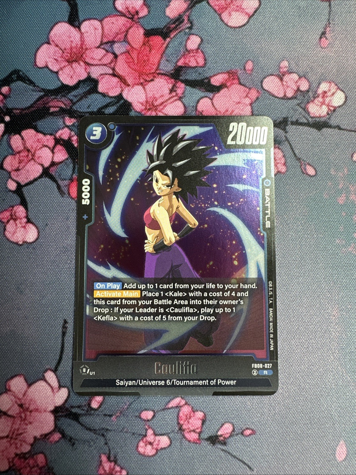 Dragon Ball Fusion World FB08-027 Caulifla Rare NM