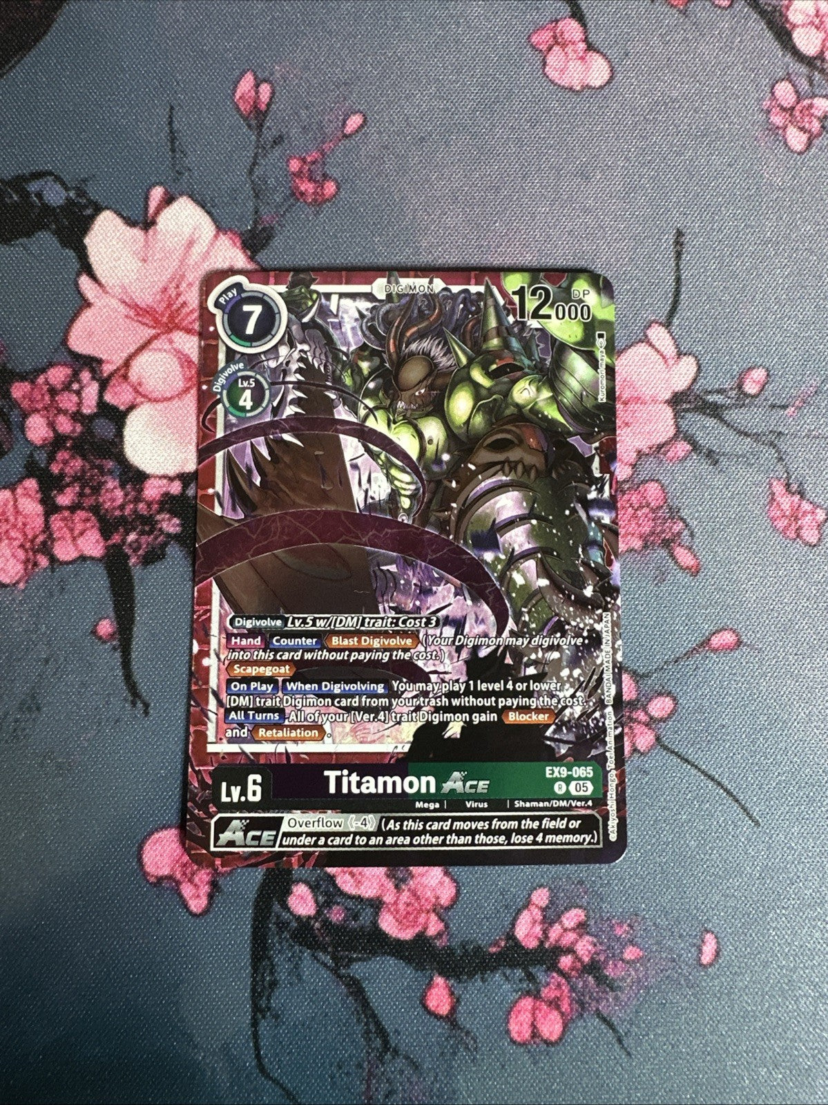 Titamon ACE R EX9-065 Digimon Card Game