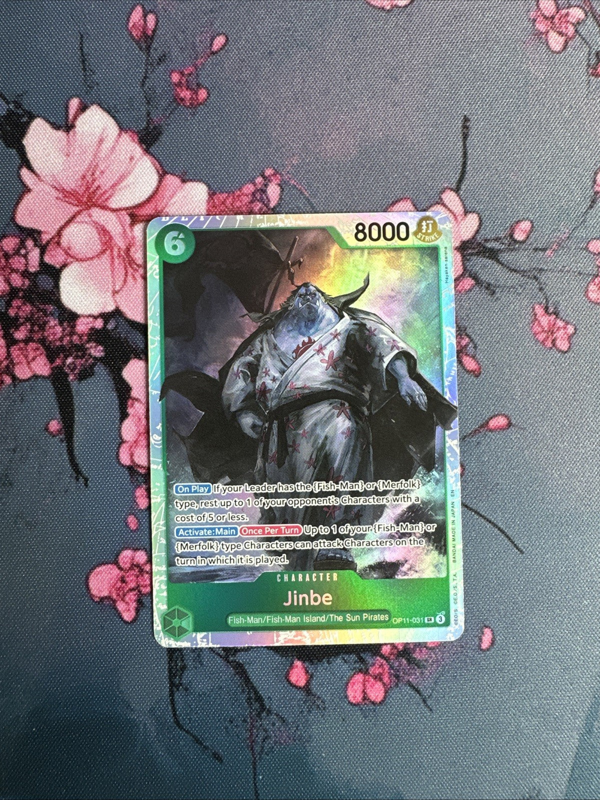 Jimbei SR OP11-031 A Fist of Divine Speed ONE PIECE Card English