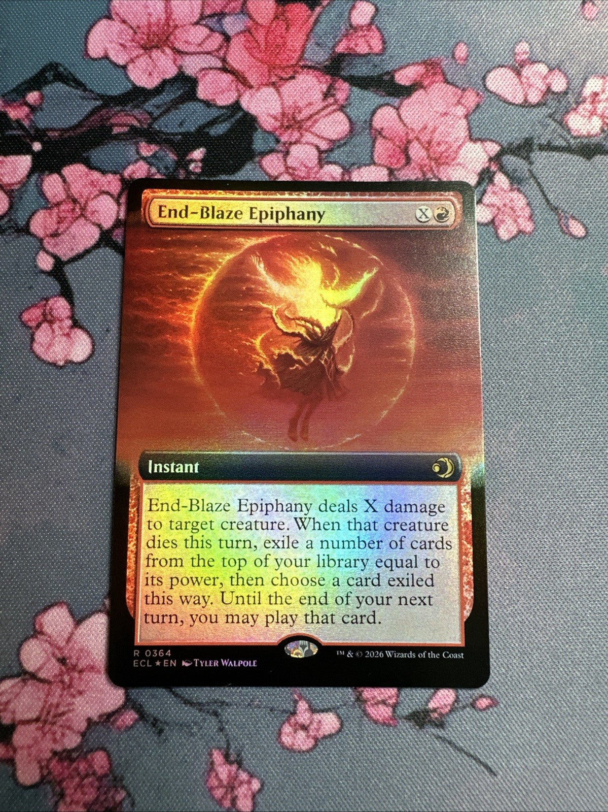 MTG End-Blaze Epiphany (Extended Art) - ECL Lorwyn Eclipsed NM