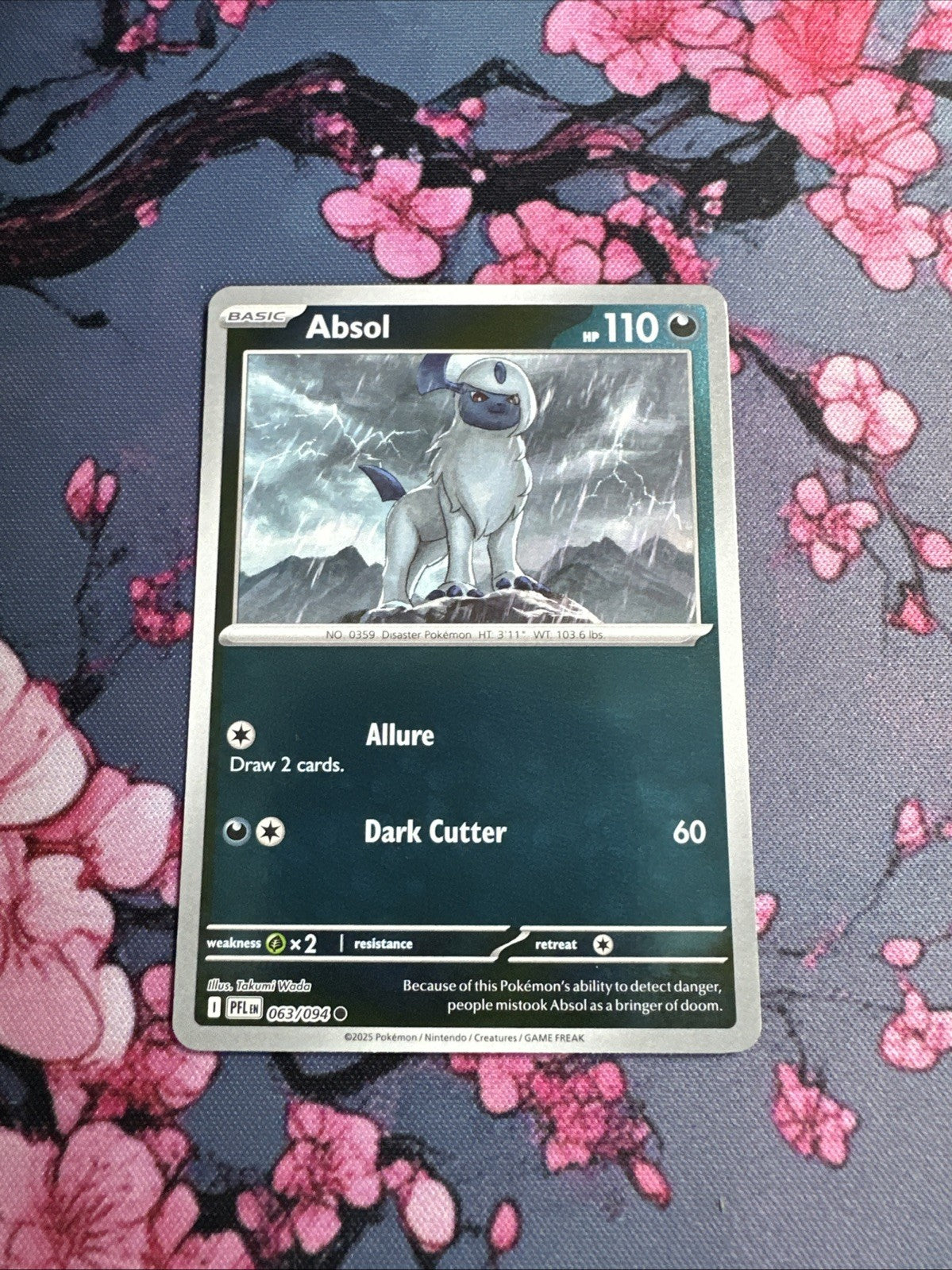 Absol - 063/094 - Reverse Holo - Phantasmal Flames - NM/M - Pokemon Card