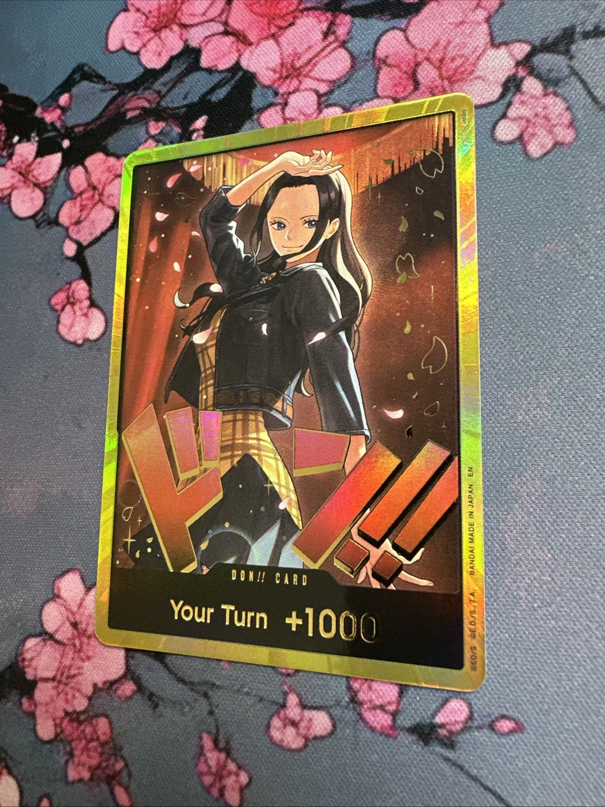 DON!! Nico Robin GOLD EB03 English ONE PIECE Card Heroines Edition NM