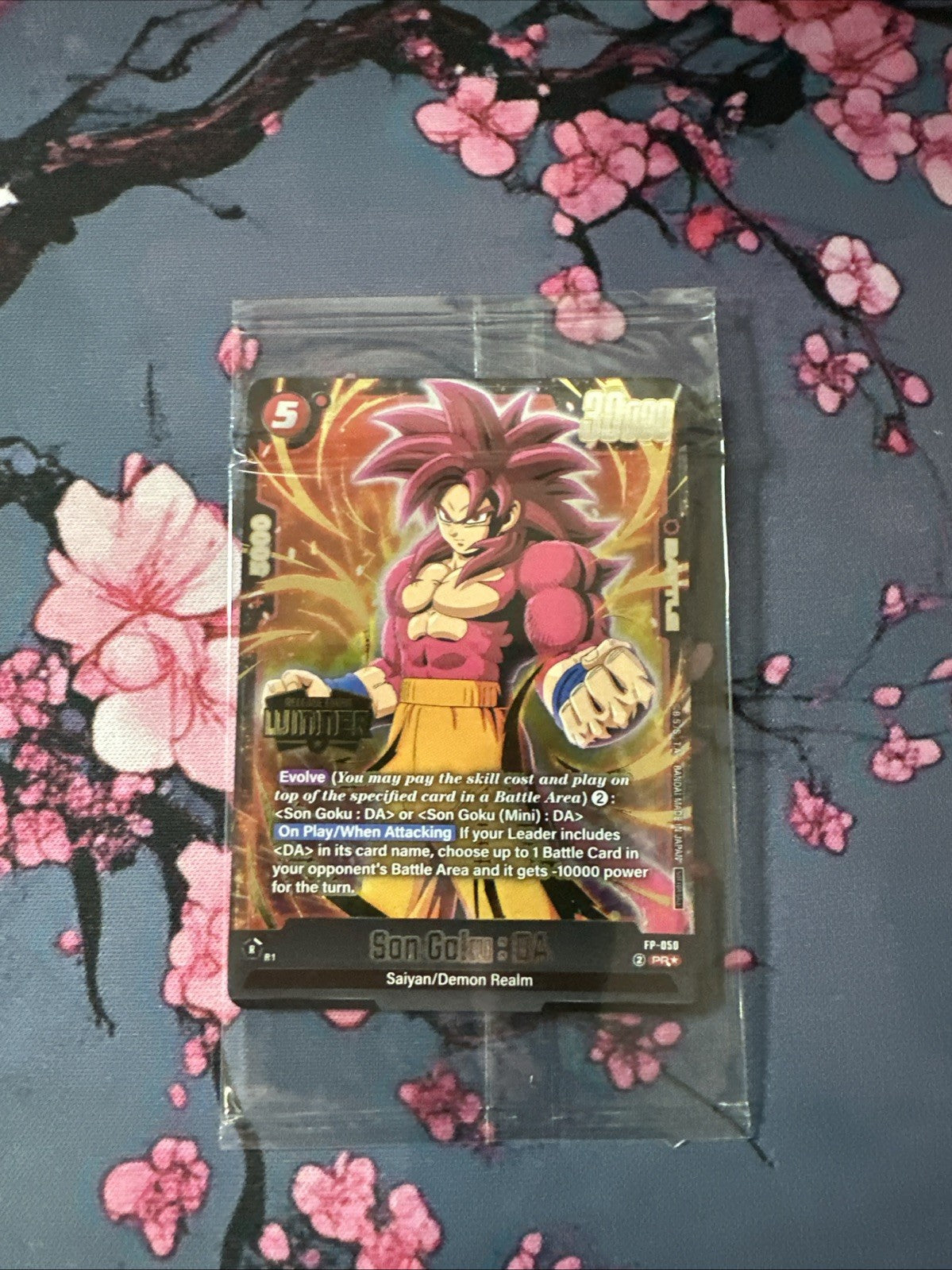 Son Goku DA FP-050 Gold Winner  Tournament Promo Prize SEALED Dragon Ball Card
