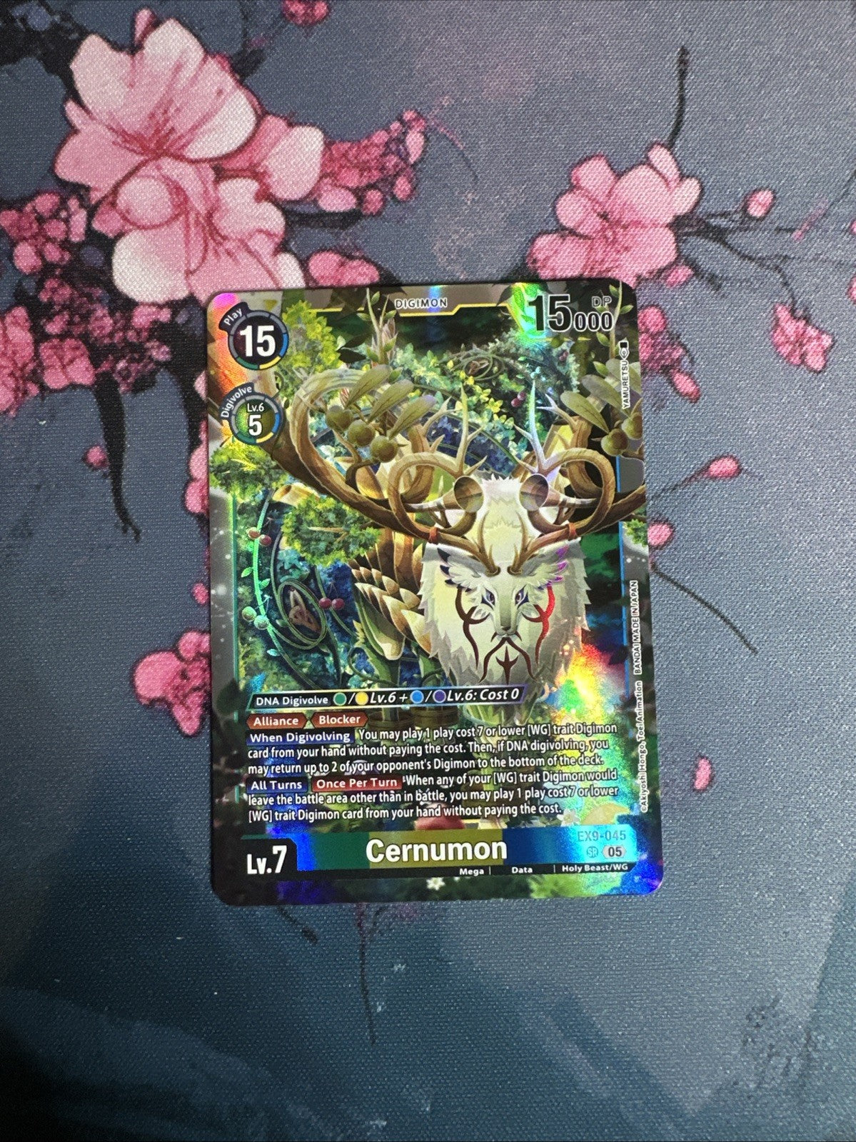 Cernumon SR  Ex9-045 Digimon Card Game