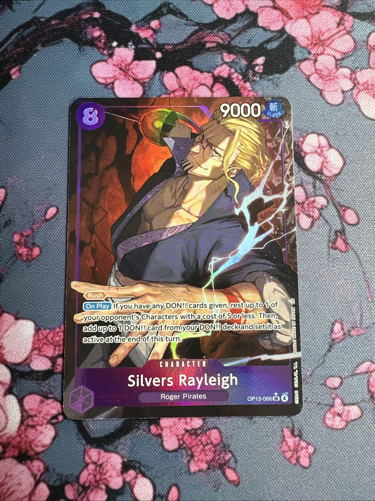 One Piece Card Game - NM -Silvers Rayleigh - OP13-066 -Super Rare - Alt Art