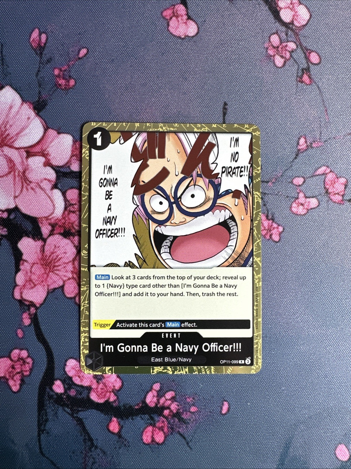 I'm Gonna Be a Navy Officer!!! R OP11-099 A Fist of Divine Speed ONE PIECE