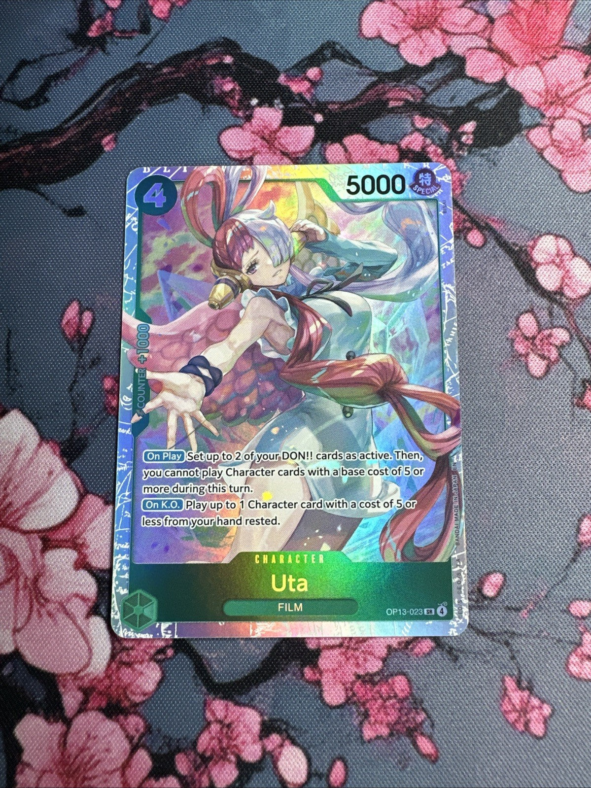 Uta OP13-023 SR Carrying on His Will ONE PIECE Card Game english NM