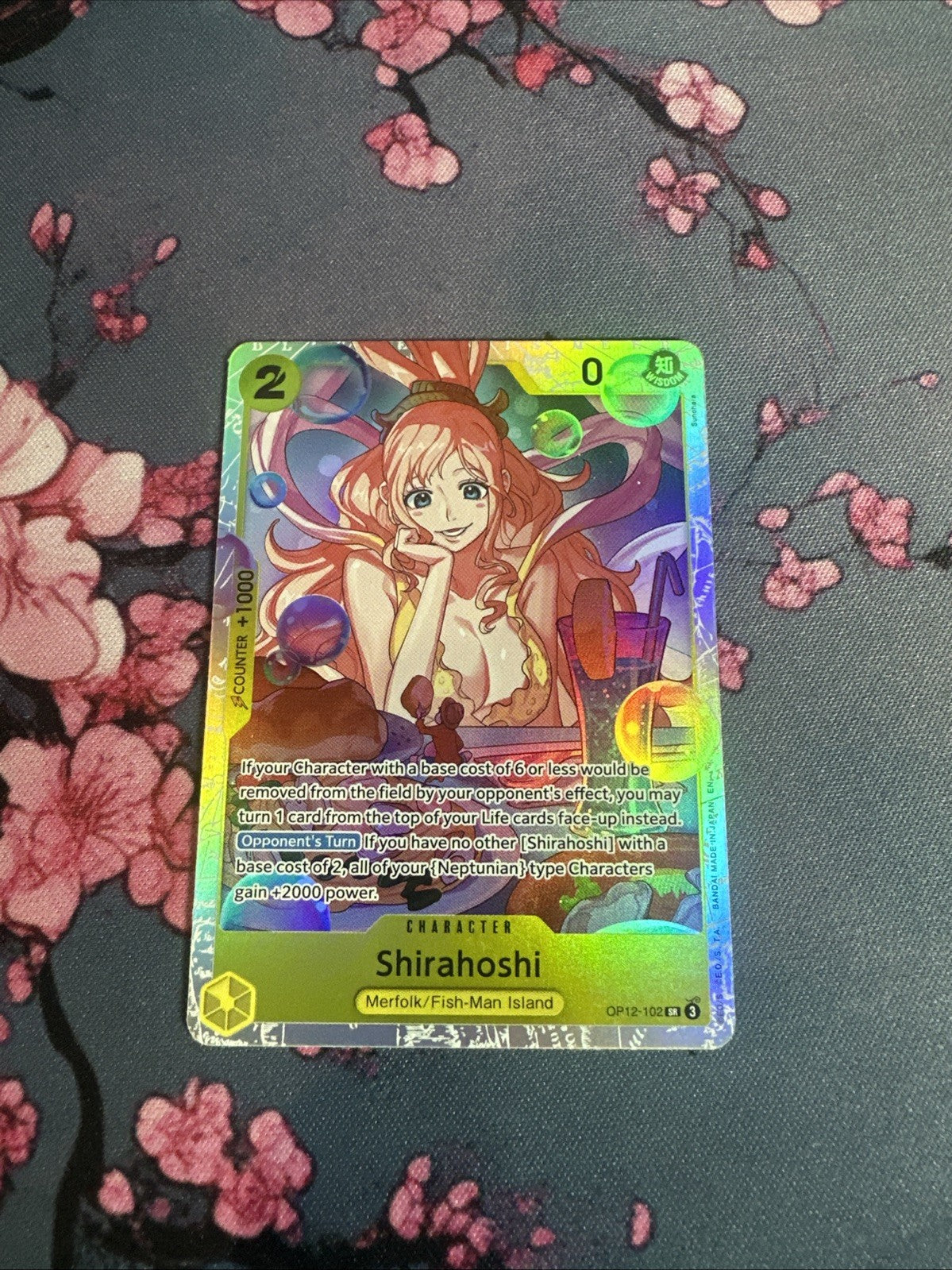 One Piece TCG Shirahoshi OP12-102 SR NM English