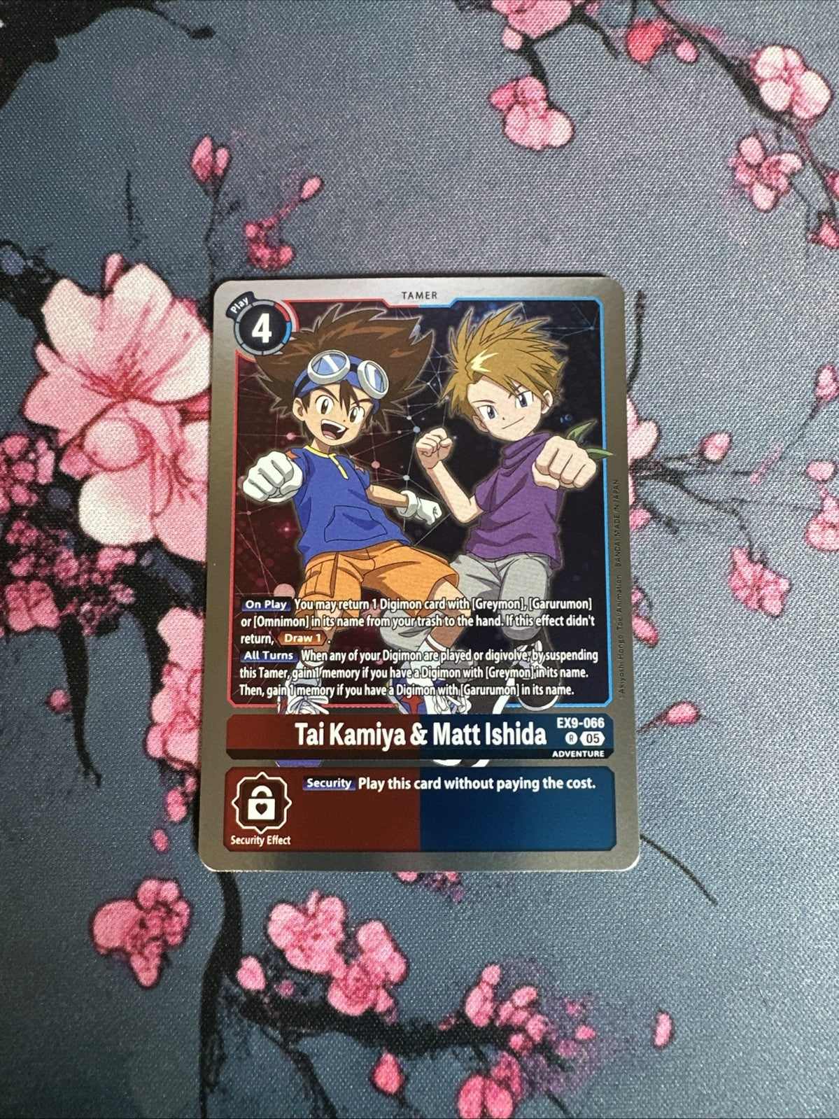 Tai Kamiya & Matt Ishida R EX9-066 Digimon Card Game