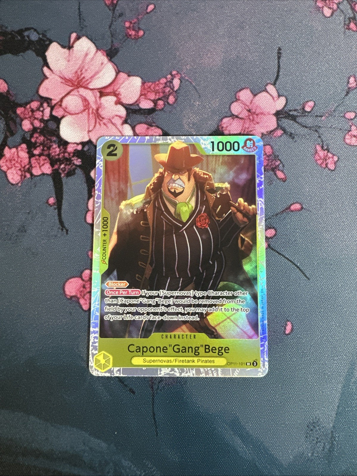 One Piece TCG Capone "Gang" Bege OP11-101 Super Rare English NM