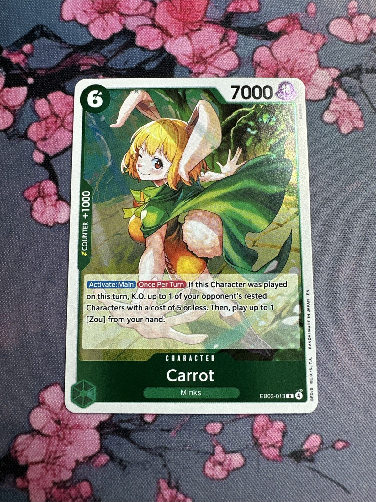 Carrot EB03-013 - R Foil - Heroines Edition One Piece English CCG NM