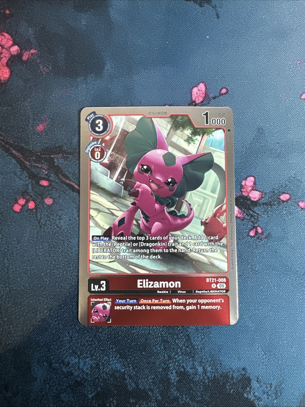 Elizamon BT21-008 R - World Convergence - Digimon