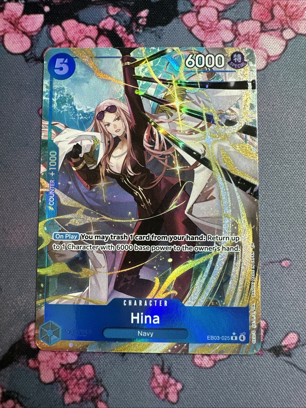 One Piece Hina EB03-025 Alt Art English NM