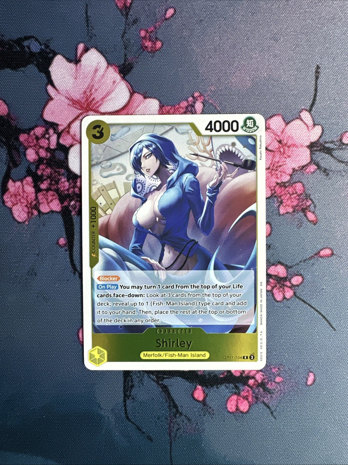 Shirley R OP11-104 A Fist of Divine Speed ONE PIECE Card English