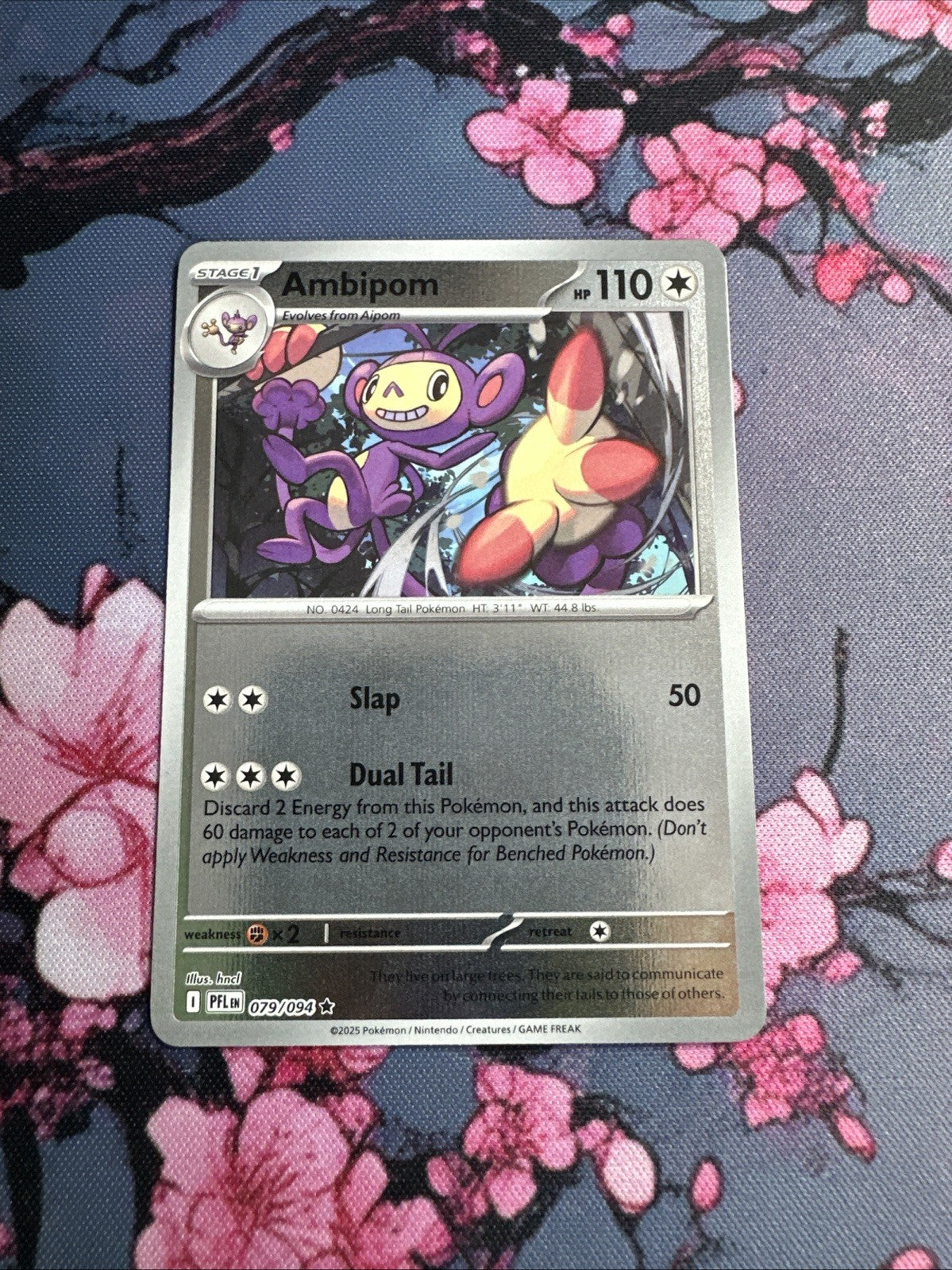 Ambipom - 079/094 - Reverse Holo - Phantasmal Flames - Pokemon Card - NM/M