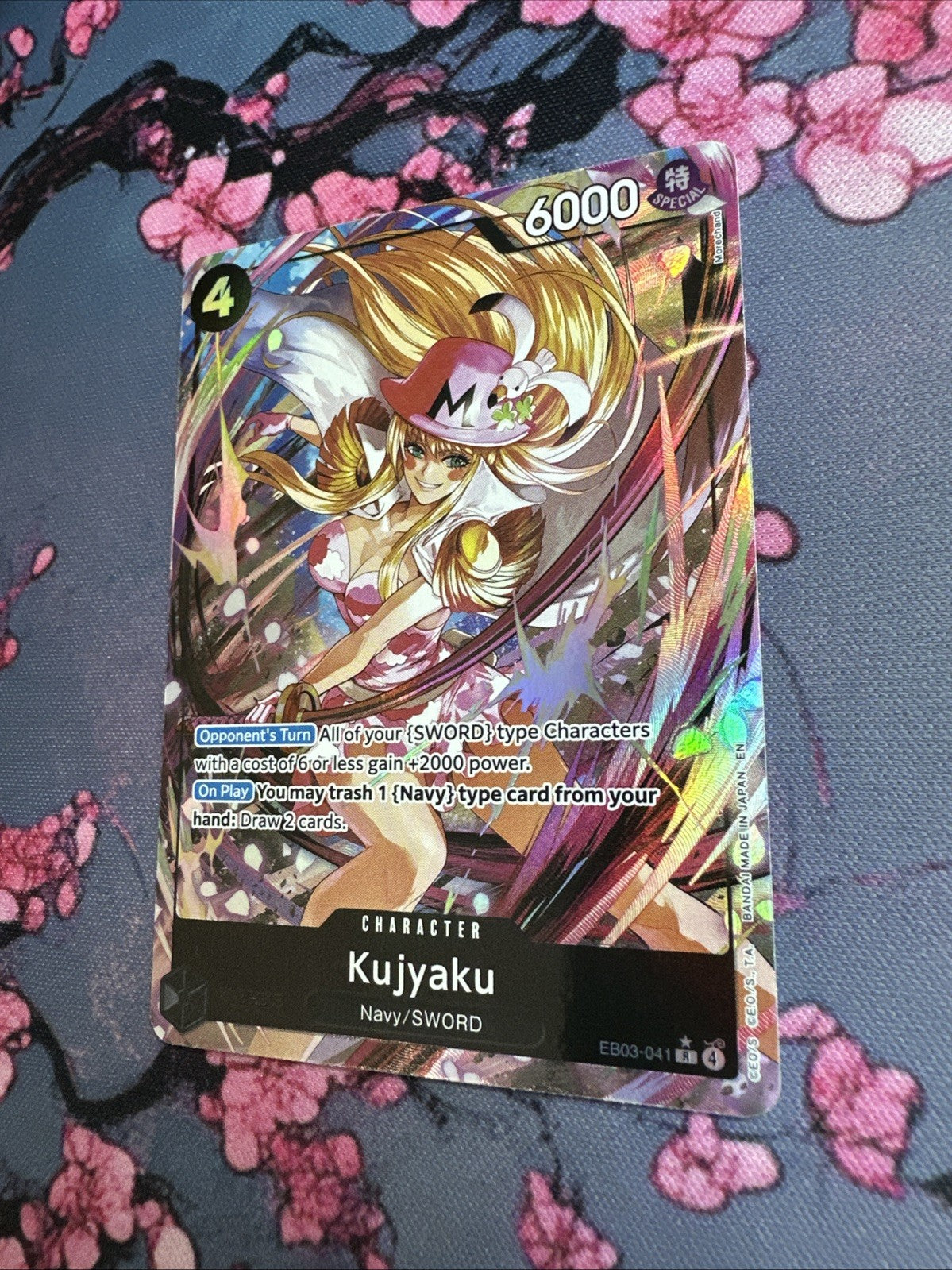 One Piece ENGLISH TCG Kujyaku EB03-041 AA Heroines Edition