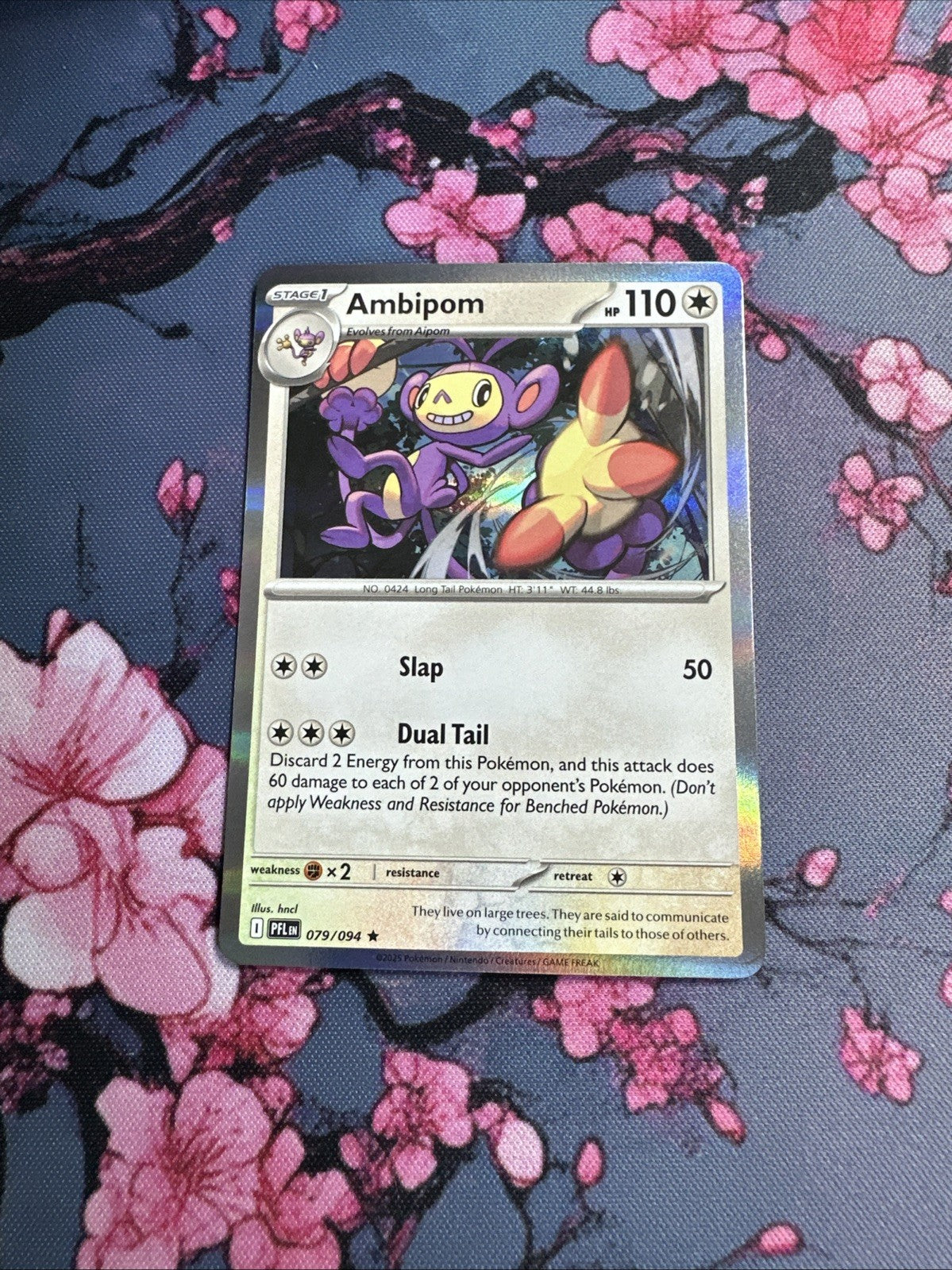 Ambipom - 079/094 - Rare Holo - Phantasmal Flames - Pokemon Card - NM/M