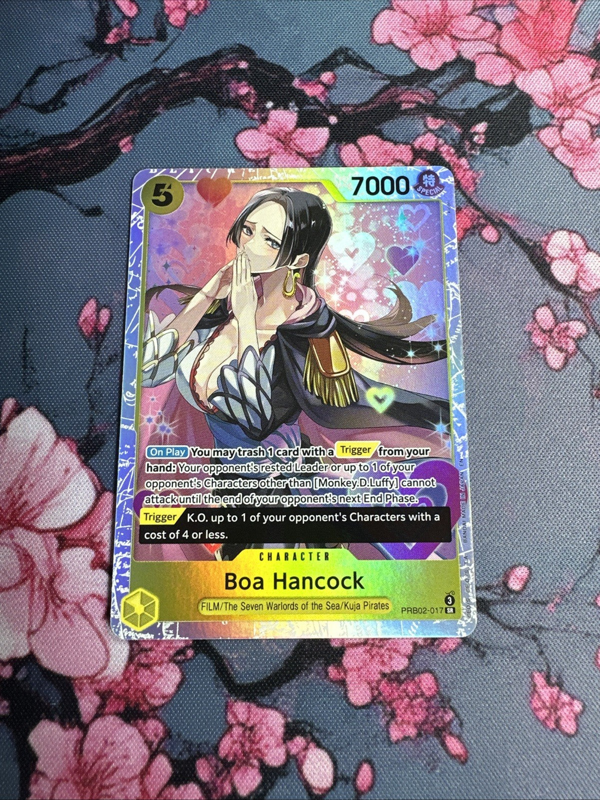 Boa Hancock PRB02-017 SR NM One Piece Card Game TCG The Best Vol 2 English