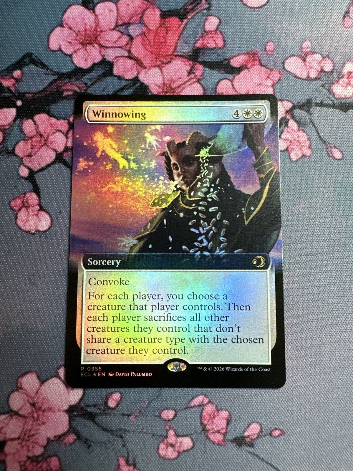 MTG Winnowing (Extended Art) FOIL - ECL Lorwyn Eclipsed NM