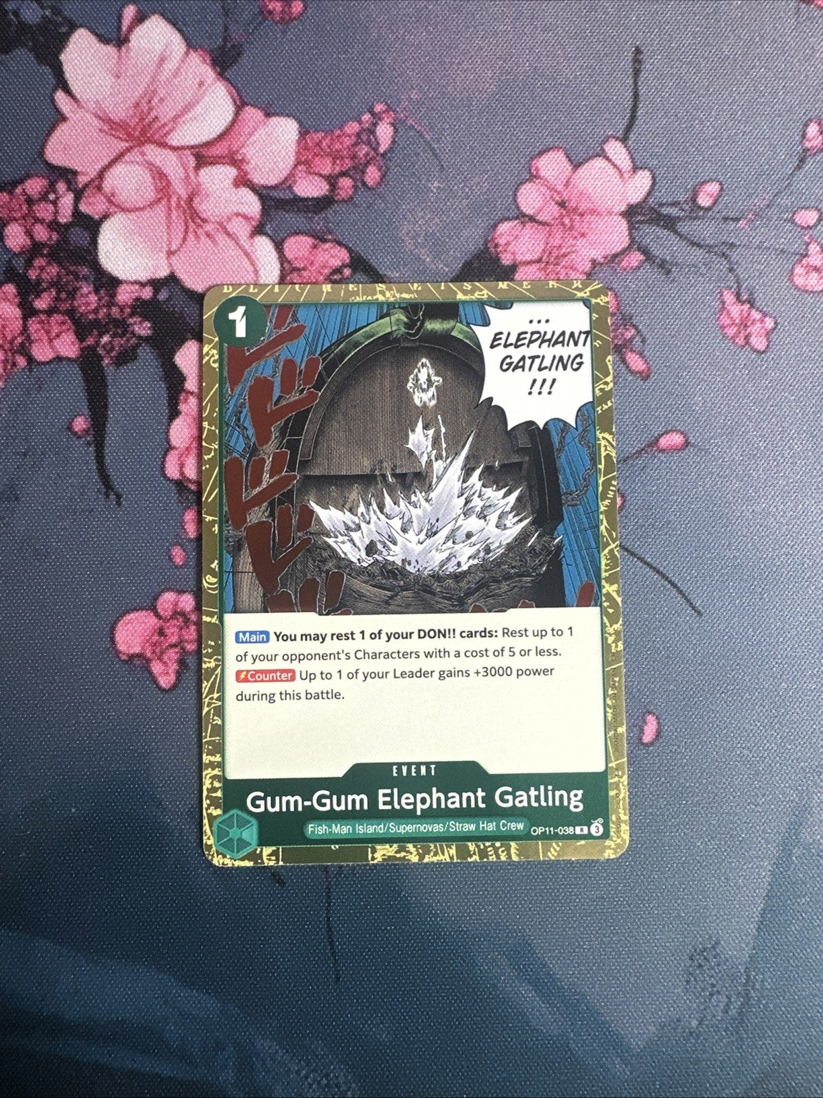 Gum-Gum Elephant Gatling - OP11-038 - A Fist of Divine Speed - ONE PIECE Card