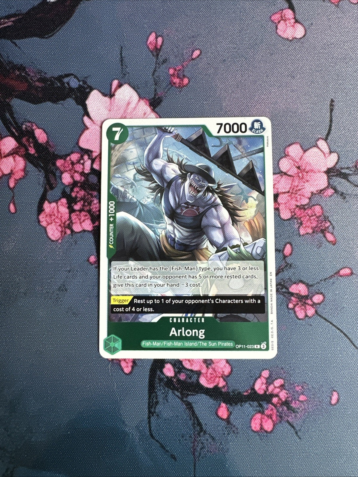 Arlong R OP11-023 A Fist of Divine Speed ONE PIECE Card English