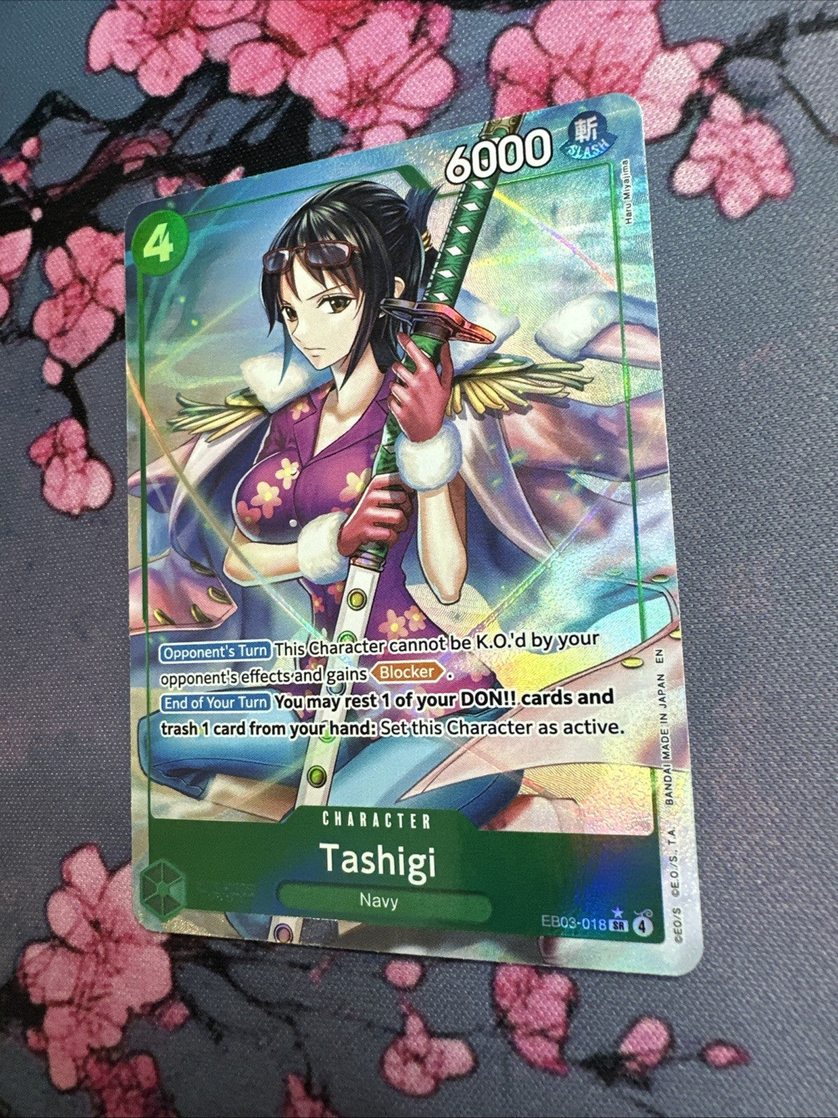Tashigi [AA SR] EB03-018 AA One Piece Heroines Edition TCG